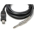 cable de reducción de ruido de graves mono a chip usb